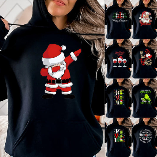 🎁 Sweat de Noël Femme à Capuche Édition Festive Hiver 2025