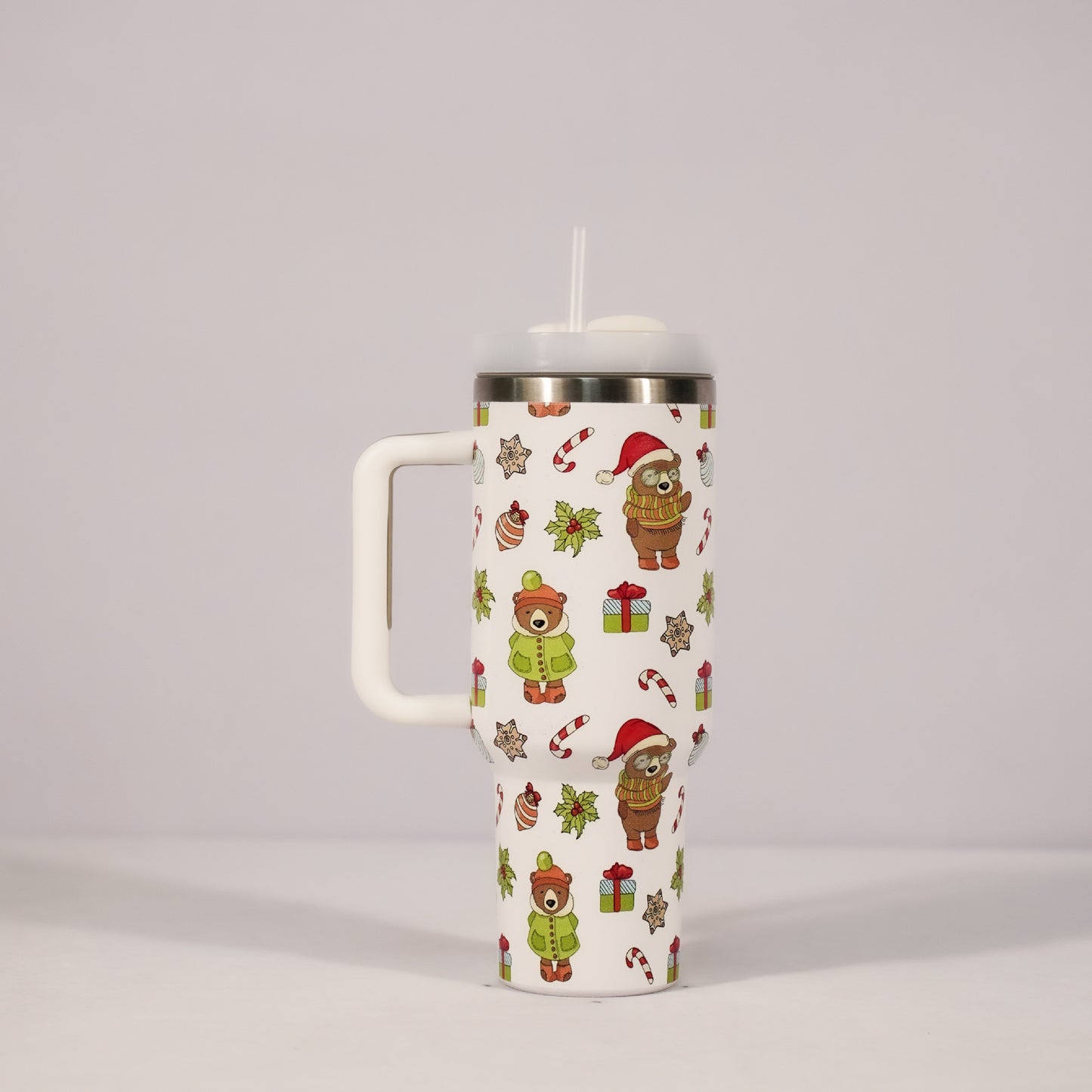 🎄 Mug Thermo de Noël 1,2 L  Acier Inox & Design Festif