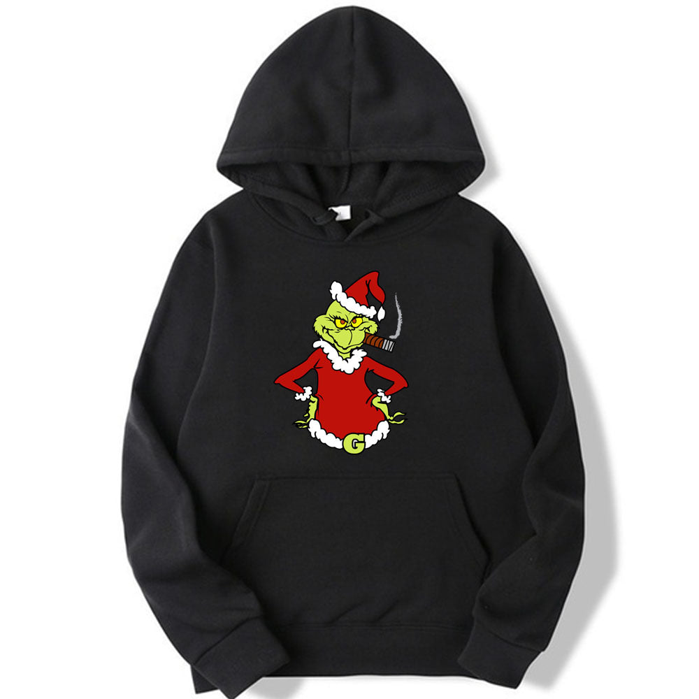 🎄 Sweat à Capuche “Merry Grinchmas” Style Harajuku & Humeur Grinch 😈