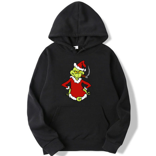 🎄 Sweat à Capuche “Merry Grinchmas” Style Harajuku & Humeur Grinch 😈