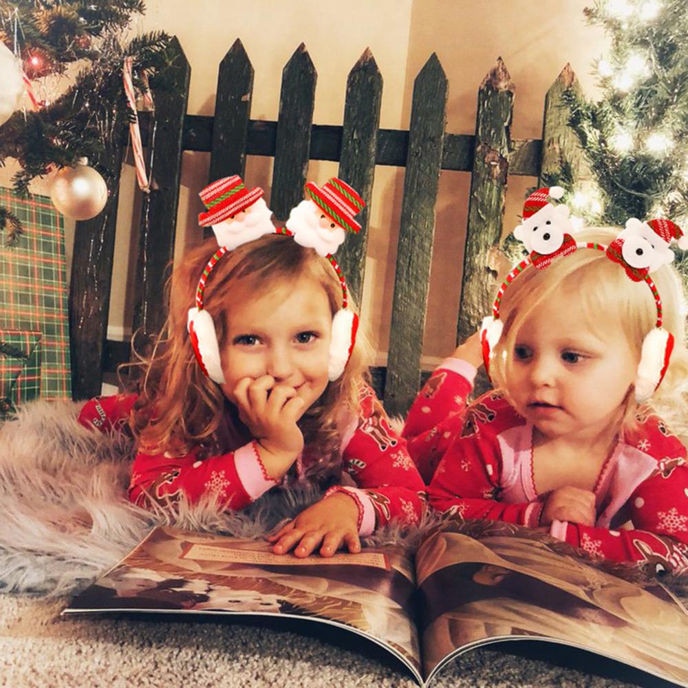 🎅 Serre-Tête de Noël Enfant Renne, Bonhomme de Neige & Père Noël 🎄