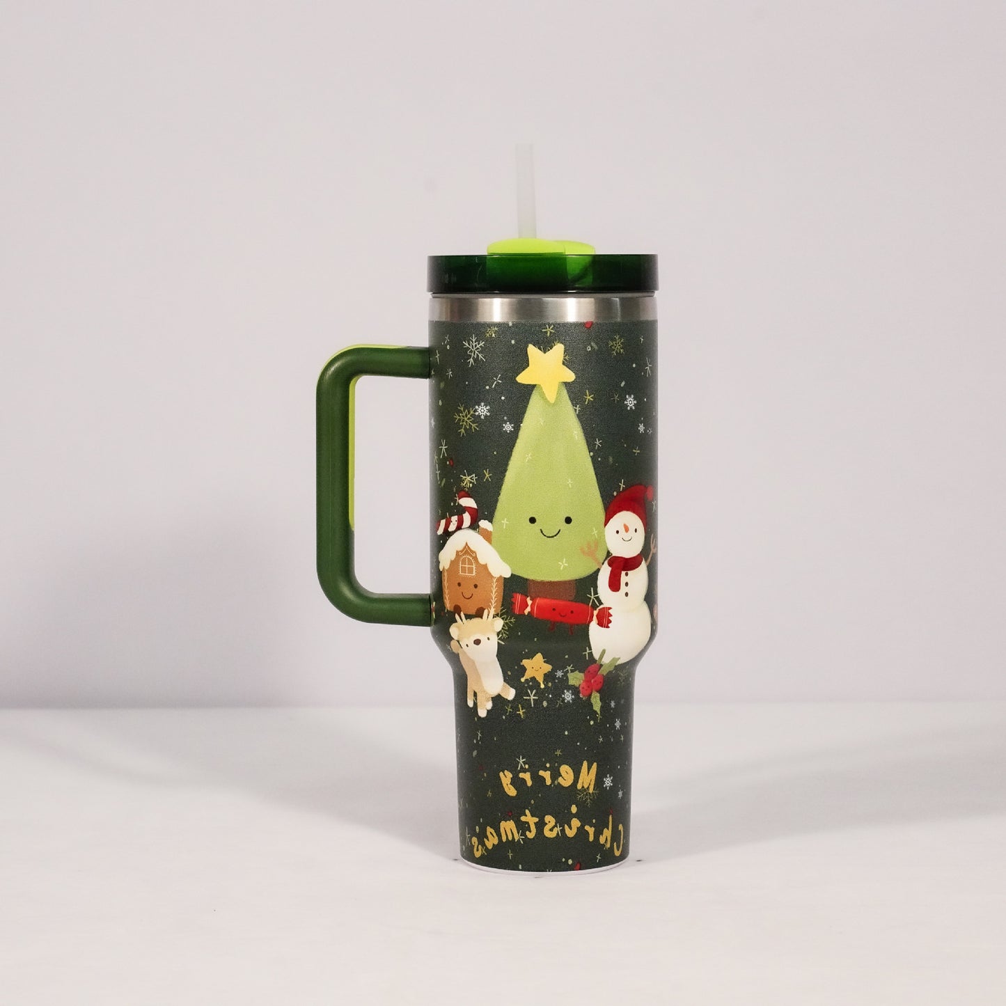 🎄 Mug Thermo de Noël 1,2 L  Acier Inox & Design Festif