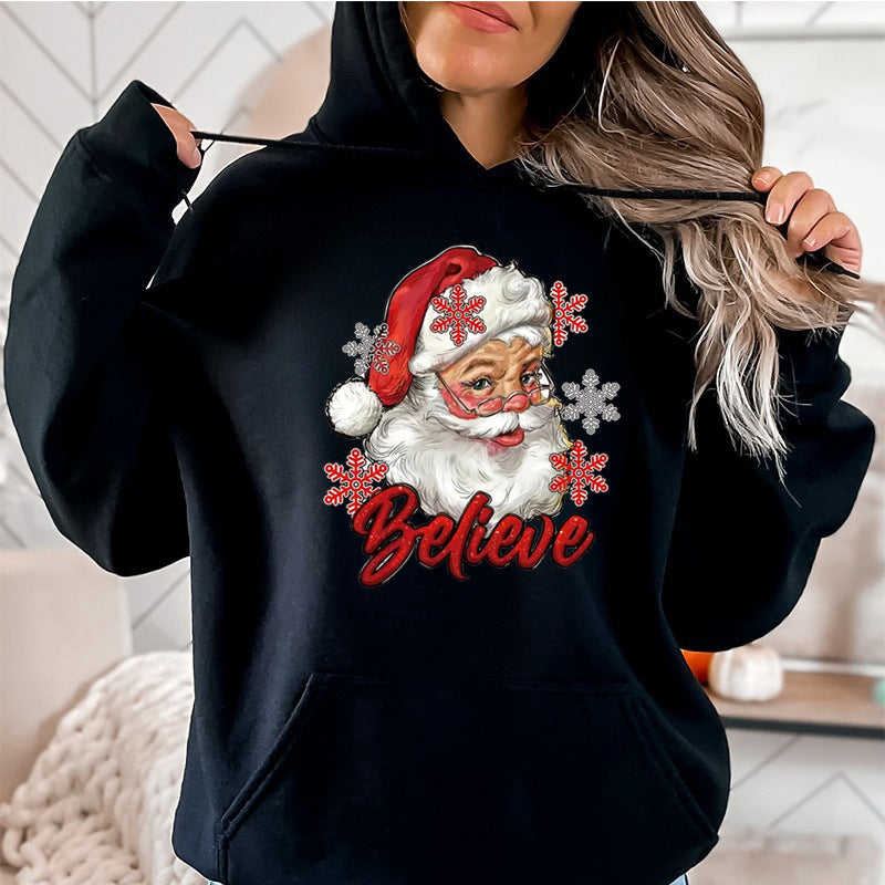 🎁 Sweat de Noël Femme à Capuche Édition Festive Hiver 2025