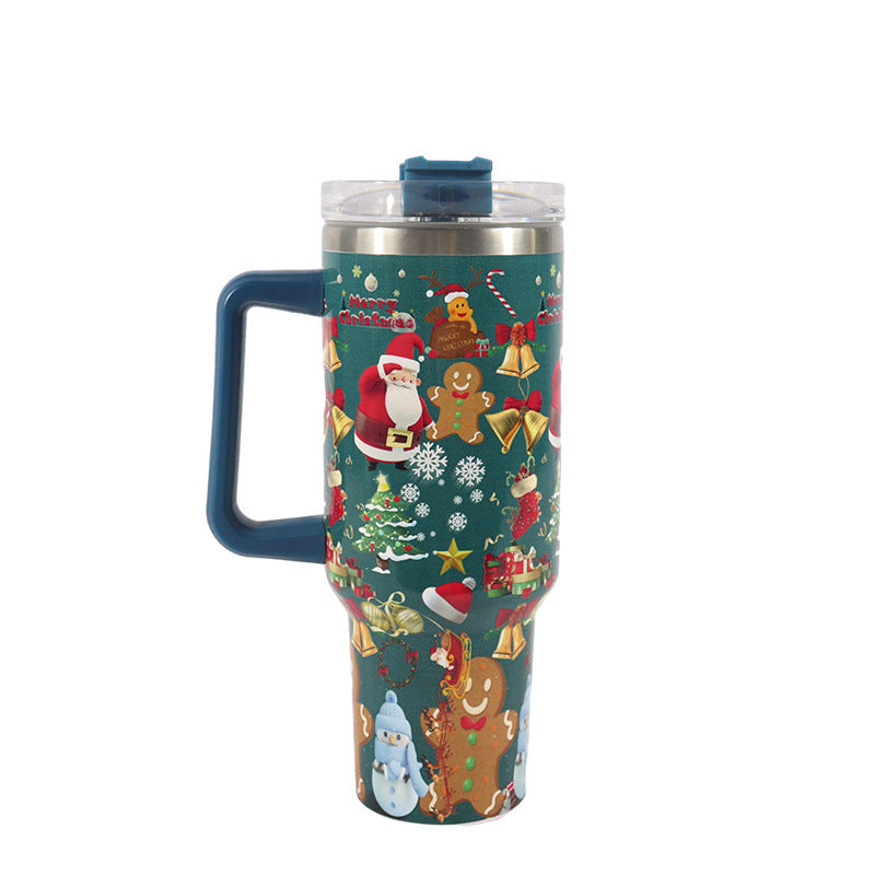 🎄 Mug Thermo de Noël 1,2 L  Acier Inox & Design Festif