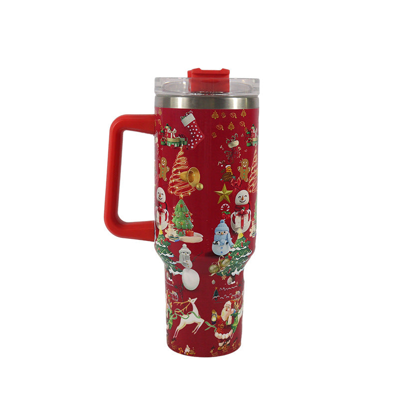 🎄 Mug Thermo de Noël 1,2 L  Acier Inox & Design Festif