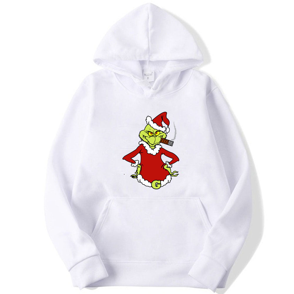 🎄 Sweat à Capuche “Merry Grinchmas” Style Harajuku & Humeur Grinch 😈